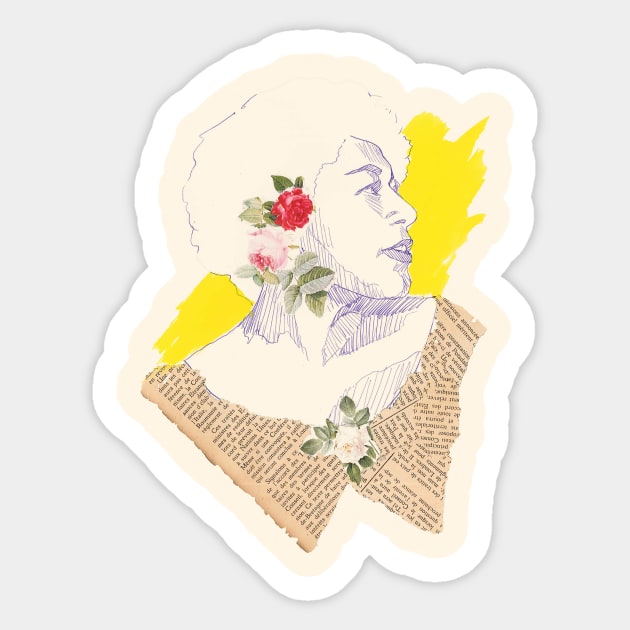 First Lady of Jazz Sticker by meemees60s